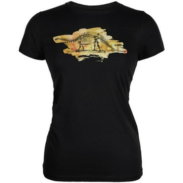 Dinosaur Fossil Brontosaurus Juniors Soft T Shirt