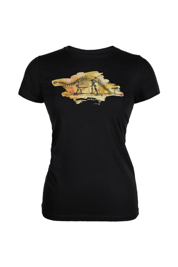 Dinosaur Fossil Brontosaurus Juniors Soft T Shirt