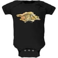 thumbnail image 1 of Dinosaur Fossil Brontosaurus Soft Baby One Piece Black 3-6 M, 1 of 1