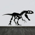 thumbnail image 1 of Dinosaur Fossil Skeleton Tyrannosaurus Wall Sticker Vinyl Home Decoration Living Room Animal Wall Decals Removable Mural 83x42cm, 1 of 4