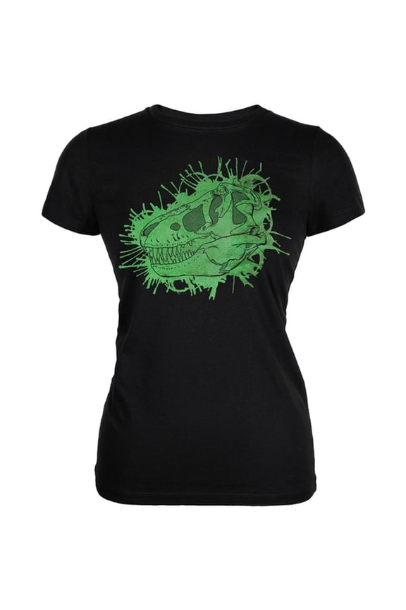 Dinosaur Fossil T-Rex Skull Juniors Soft T Shirt