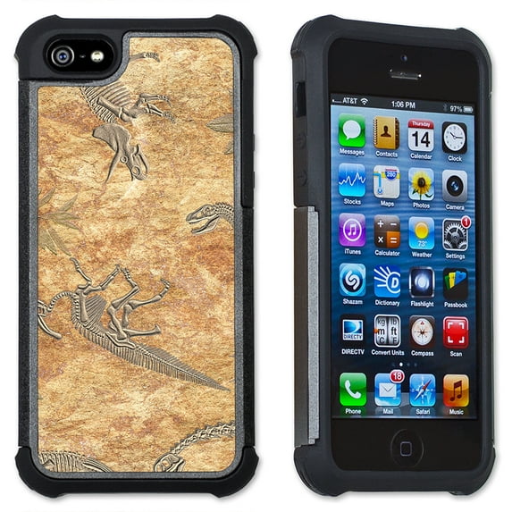 Dinosaur Fossils - Maximum Protection Case / Cell Phone Cover with Cushioned Corners for iPhone 6 & iPhone 6S