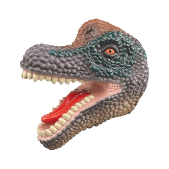 Dinosaur Gifts Toys For 2 3 4 5 6 7 8 Year Boys Great Fun For Childrens Boys & Girls Dinosaur Hand Puppets Toy Realistic Latex Dinosaur Head Rubber Toy
