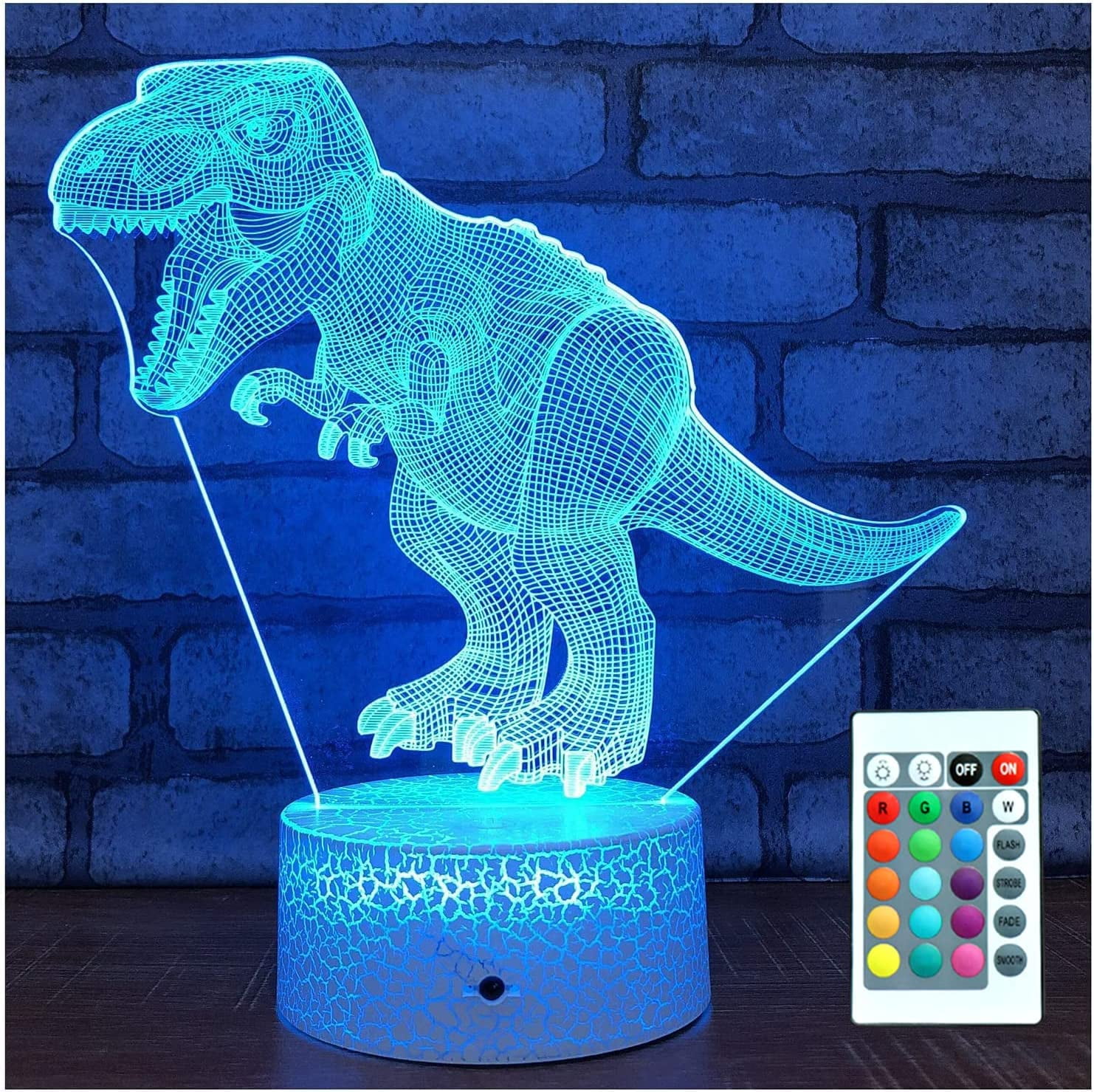 Dinosaur Gifts Toys for 3-8 Years Old Boys Night Lights for Kids with
