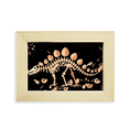 thumbnail image 1 of Dinosaur Grass Huge Stegosaurus Desktop Decorate Photo Frame Picture Art Painting 5x7 inch, 1 of 4