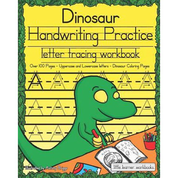 Pre-Owned Dinosaur Handwriting Practice: Letter Tracing Workbook (Paperback) 1790423155 9781790423156
