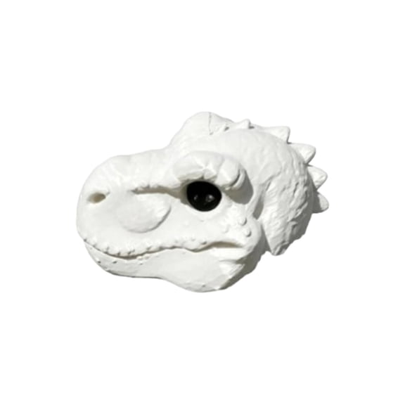 Dinosaur Head Squirrel Feeder Hanging Resin Wildlife Feeder For Backyard Tree Outdoor Garden Decor Plastic 1 Pack