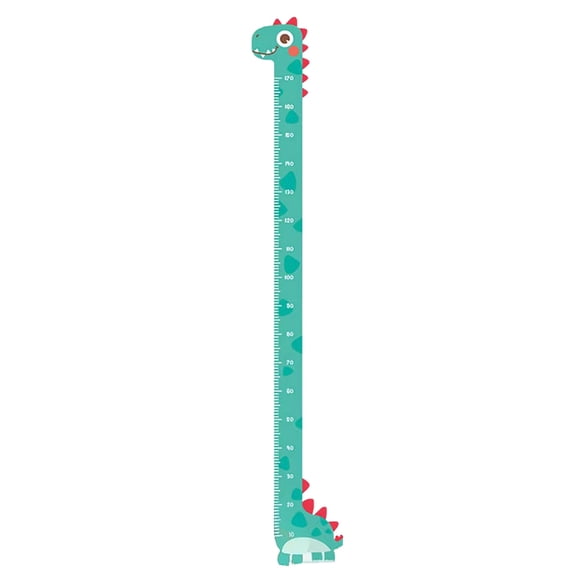 Dinosaur Height Chart Wall Decal Removable Growth Measurement Ruler For Kids (76
