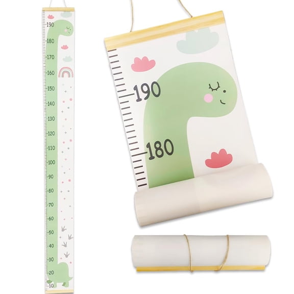 Dinosaur Height Chart for Kids, Dino Wall Decals, Outivity Growth Chart for Kids, Child Height Wall Chart Dinosaur