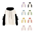 thumbnail image 1 of Dinosaur Hoodies for Women 2025 Cute Kawaii Dino Hoodie Long Sleeve Hoody Hooded Sweatshirt Women Pullover, 1 of 5