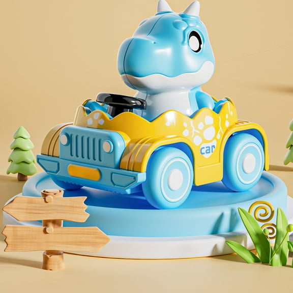 Dinosaur Inertia Car Toy, Pull Back Vehicle for Kids, Colorful Mini Racing Toy, Indoor Outdoor Educational Play, Early Learning Dinosaur-Themed Play Car, Parent-Child Interactive Fun