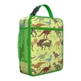 thumbnail image 1 of Dinosaur Insulated Lunch Box Teen Reusable Lunch Tote Bag with Side Pocket Lunchbox Picnic Travel, 1 of 6