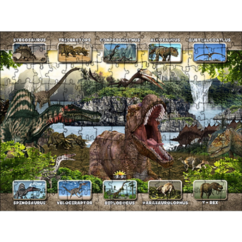 Learning Resources T-Rex Jumbo Dinosaur Floor Puzzle - 20 Pieces