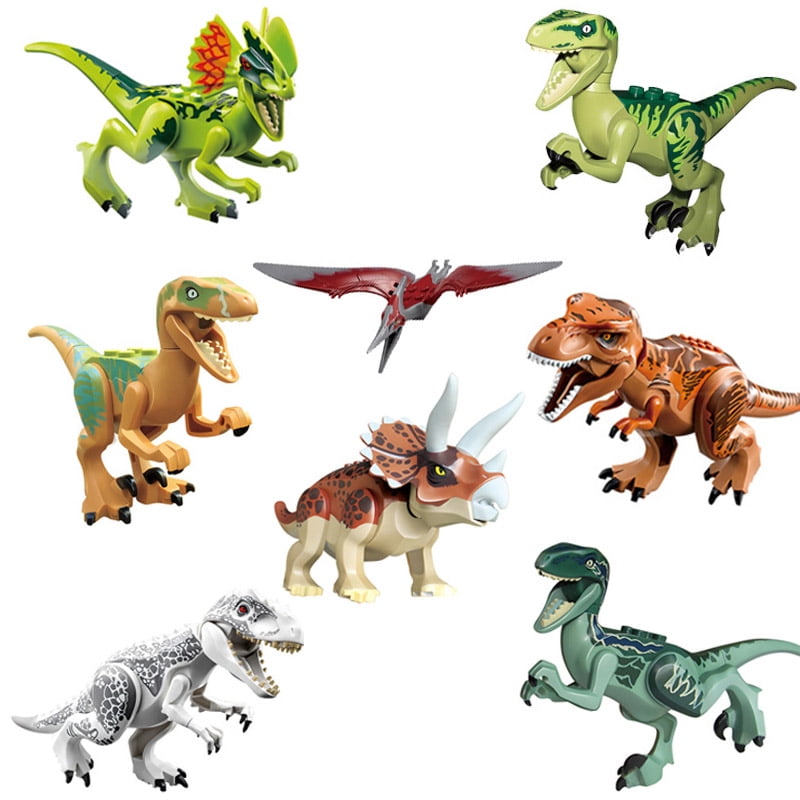 Dinosaur Jurassic Set World Park 3 Model Building Blocks White T Dinosaur Jurassic Set World Park 3 Model Building Blocks White T