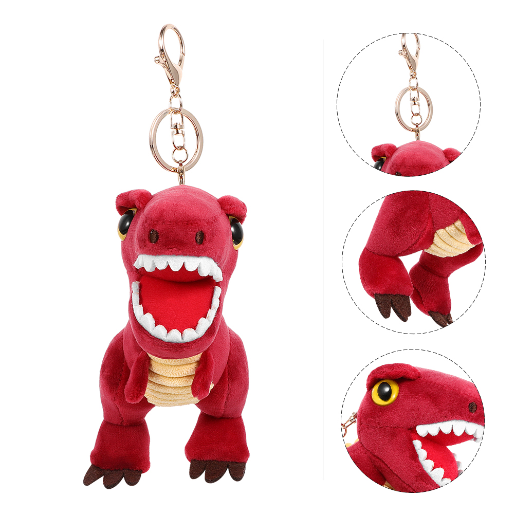 Dinosaur Key Chain Plush Dinosaur Keychain Stuffed Animal Pendant