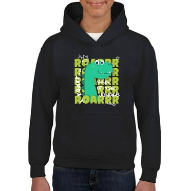 Dinosaur King Of Jungle Hoodie Juniors -Image by Shutterstock,  x-Large
