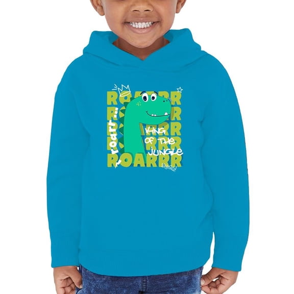 Dinosaur King Of Jungle Hoodie Toddler -Image by Shutterstock,  5 Toddler