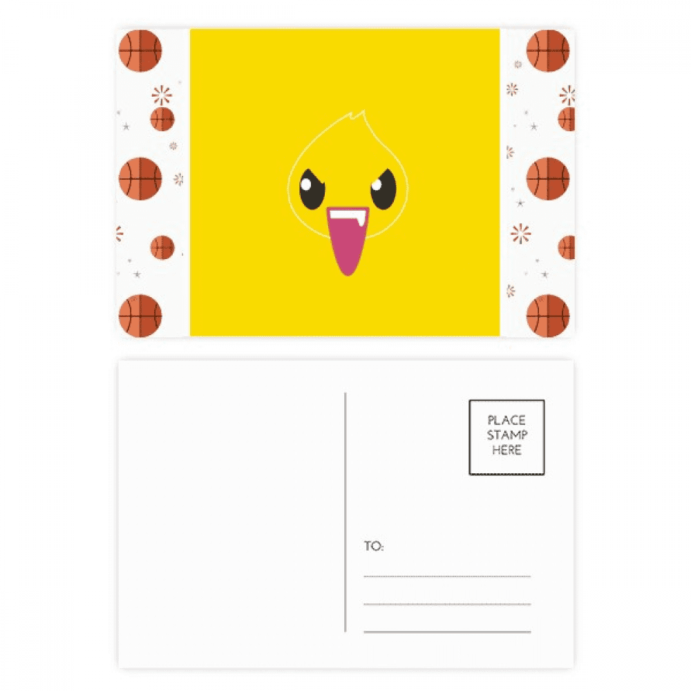 Dinosaur Kingdom Love You Basketball Postcard Set Thanks Card Mailing Side 20pcs