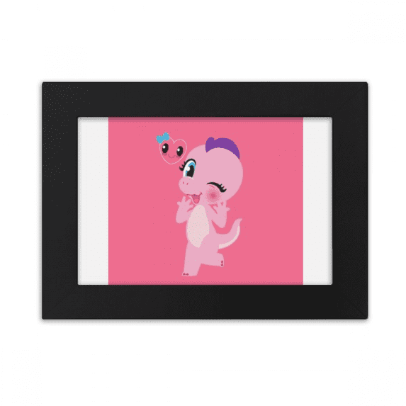 Dinosaur Kingdom Love You Desktop Photo Frame Ornaments Picture Art Painting