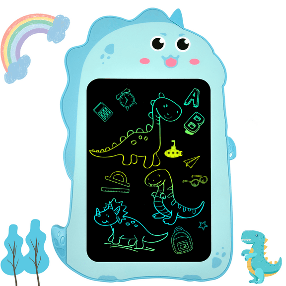 Dinosaur LCD Writing Tablet for Kids 8.5 Learning Doodle Board, Easter & Birthday Gift, Mess-Free Travel Toy for Boys & Girls Ages 3-8