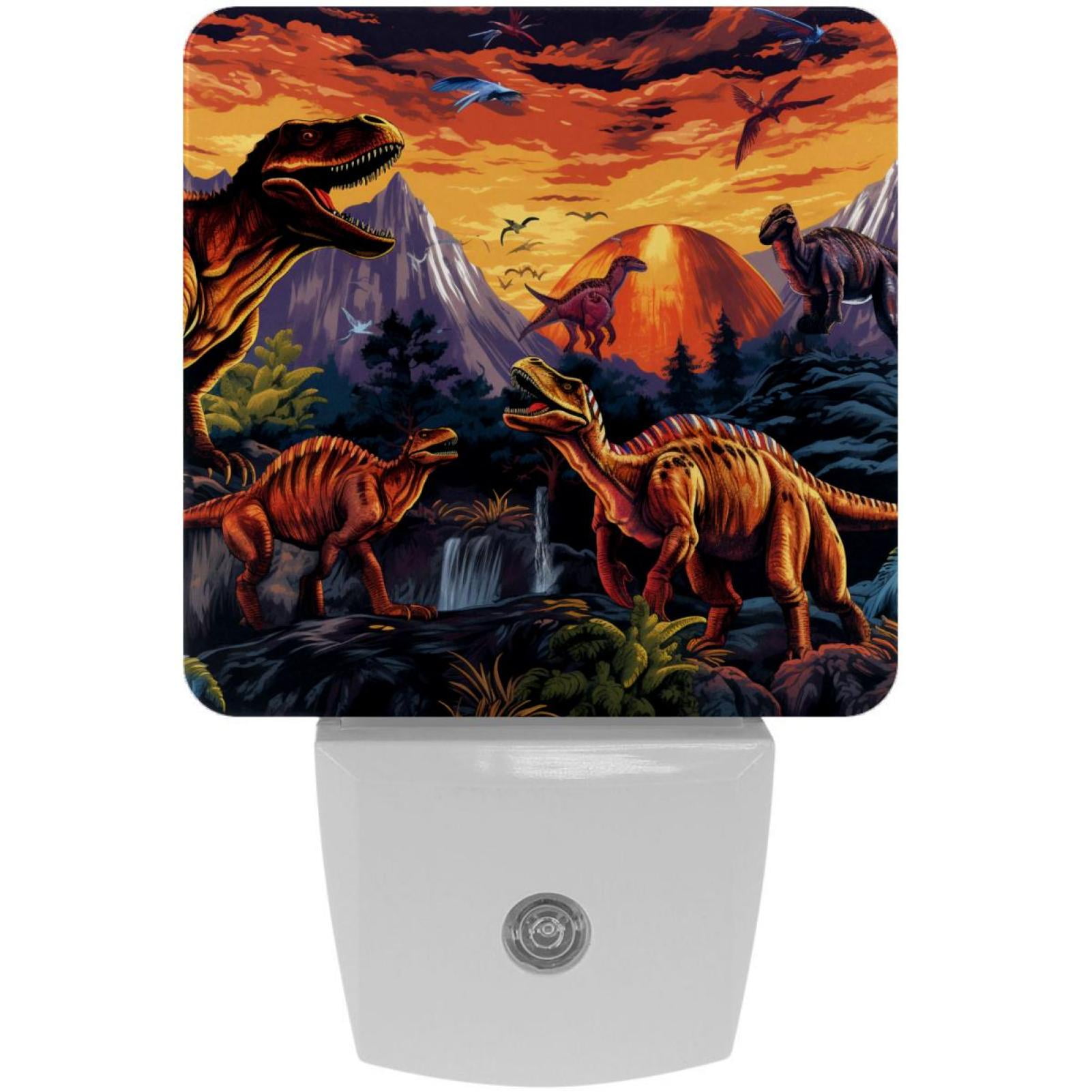 Dinosaur LED Square Night Lights - Energy Efficient and Stylish Room ...