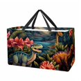 thumbnail image 1 of Dinosaur Large Capacity Reusable Foldable Oxford Cloth Laundry Basket Beach Bag Shopping Basket Grocery Bags, 1 of 7