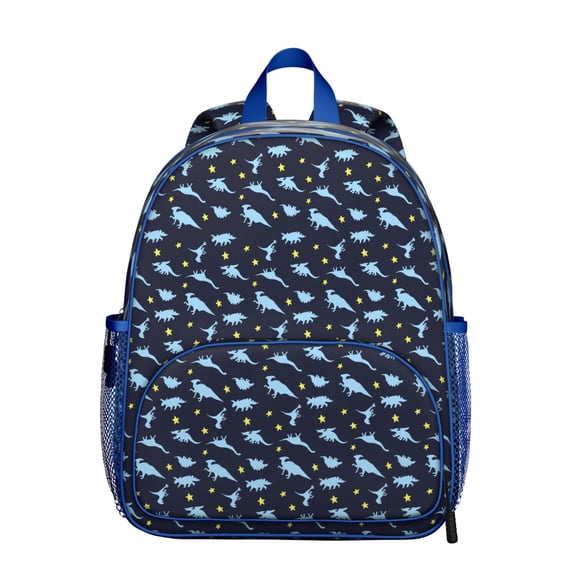 Dinosaur Lover’s Student Backpack – Funny Dino Cartoon Design with Bold Colors, Nature Scene, Birthday Theme, and Roaring Baby Dinosaur