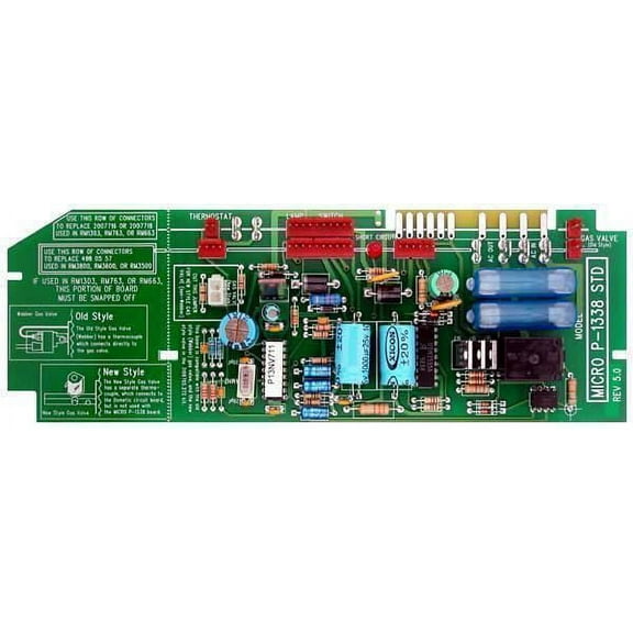 Dinosaur MICRO P-1338 REV 5 Dometic 3-Way AC/DC/GAS Refrigerator Board