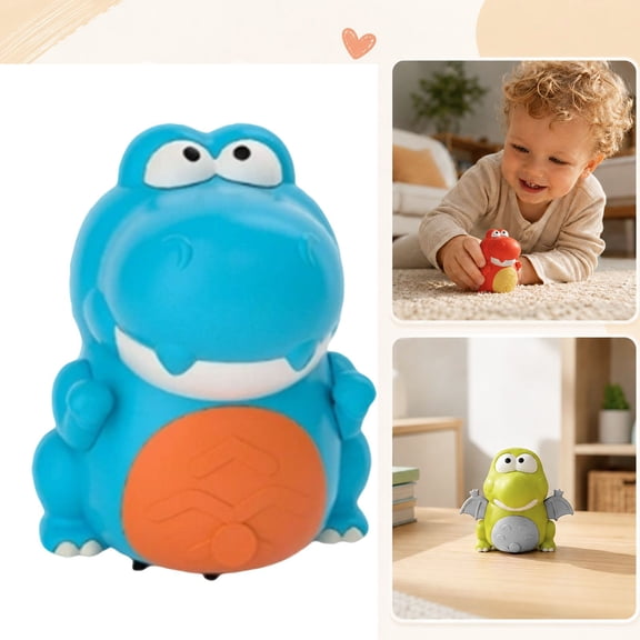 Dinosaur Magnetic Number Train Set for Toddlers 1-3 Magnetic Train Set for Toddlers Learning Toy Number Toys DIY Letters Dancing Singing Dinosaur Train Educational Toy for Girls Boys,Blue