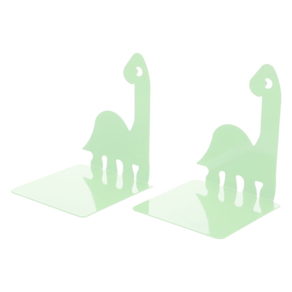 Dinosaur Metal Bookends Decorative Book for Kids Room, Office, Student Shelves, Book Holder