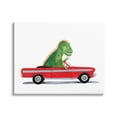 thumbnail image 1 of Dinosaur Monster Sports Car Fairy Tales & Fantasy Graphic Art Gallery Wrapped Canvas Print Wall Art, 1 of 7