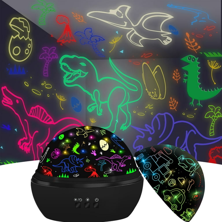 Rotating LED Projector Night Light - Dino Rotating LED Projector Night Light - Dino