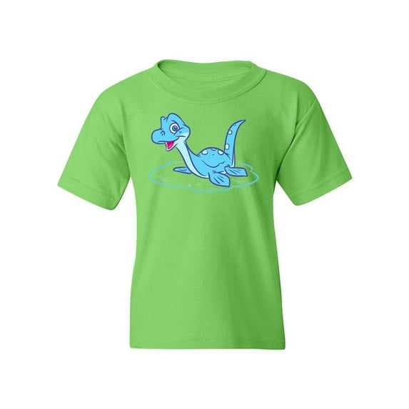 Dinosaur On Water T-Shirt Juniors -Image by Shutterstock, Small