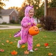thumbnail image 1 of Dinosaur Onesie Costume for Ch'ildr'en, Hooded Animal Jumpsuit with Spikes and Tail, Halloween Christmas Cosplay Outfit, 1 of 8