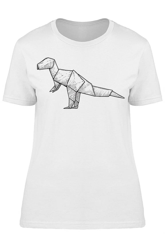 Dinosaur Origami Tee Women's -Image by Shutterstock