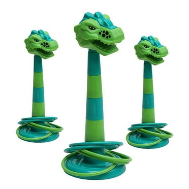 Fun Carnival Ring Toss Game Set with 5 Rings for Kids in Plastic Safe for Home Use