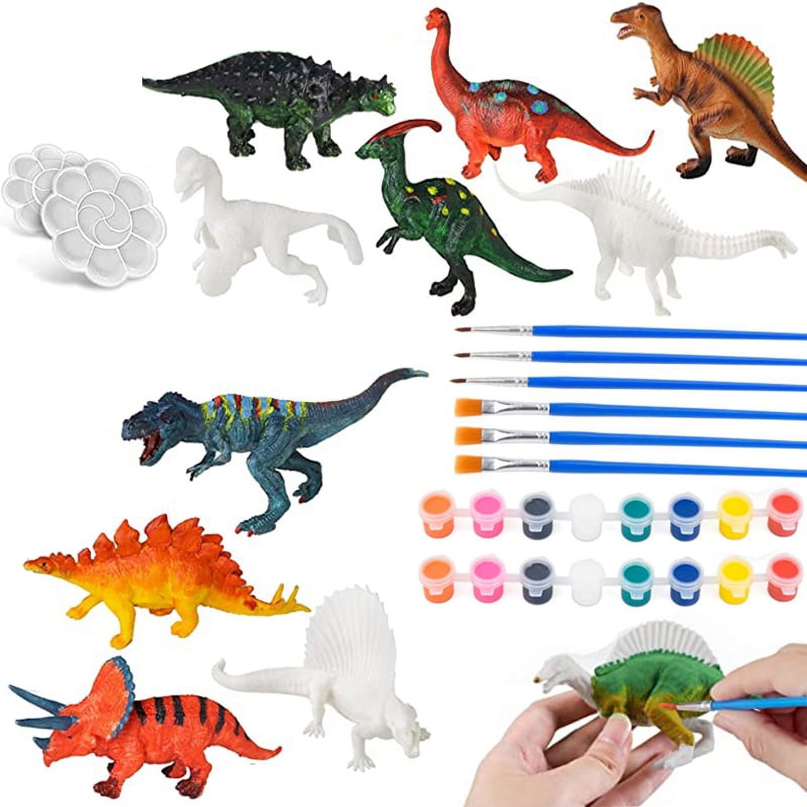 Dinosaur Painting Kit for Kids – 13-Piece Kids Arts and Crafts Set