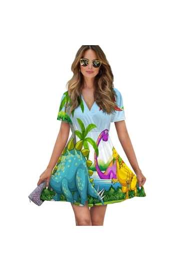 formal dinosaur dress Women's Dresses Casual & Stylish size:10W