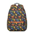 thumbnail image 1 of "Dinosaur Pattern Backpack - Large Capacity School Backpack for Middle & High School Students, Waterproof Laptop Backpack with Organization Pockets, Durable & Stylish", 1 of 6