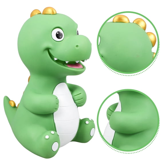 RENACLIPY Money Boxes Dino Dinosaur Shape Green 1Pack