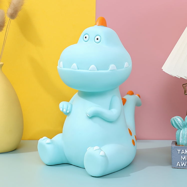 Dinosaur Ceramic Piggy Bank - Ankylosaurus Coin Saving Box For Kids Room Decor