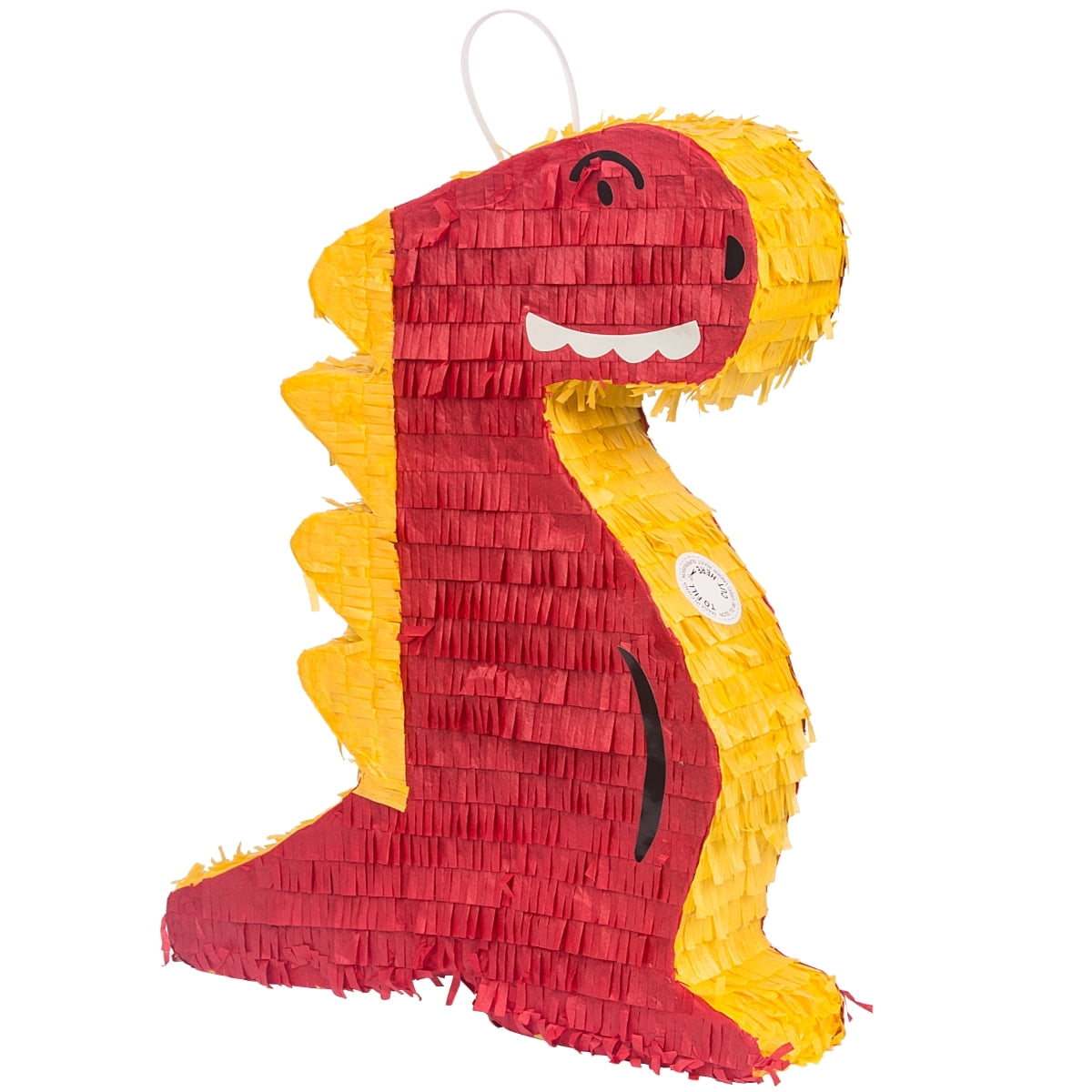 Dinosaur Pinata Bundle with a Blindfold and Bat (16.2 x 12.2 x 3.5 in), Perfect for Birthday Parties, Animal Theme Parties, Decorations
