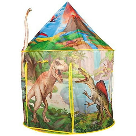 Dinosaur Play Tent | Realistic Dino Indoor/Outdoor Pop-Up Playhouse for Boys and Gils