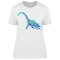 thumbnail image 1 of Dinosaur Plesiosaurus Watercolor T-Shirt Women -Image by Shutterstock, Female 3X-Large, 1 of 2