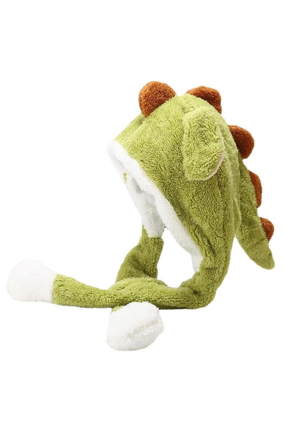 Dinosaur Plush Hat Dinosaur Animal Hat With Plush Moving Funny Plush Animal Hat Dinosaur Hat Plush Ear Hat Dinosaur For Women