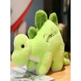 thumbnail image 1 of Dinosaur Plush Stuffed Toy Doll, Soft Rag Plush Dino For Children, Gift Pillow No Standard (Stegosaurus Design With Cute Cartoon Features For Play And Collec, 1 of 4