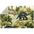 thumbnail image 1 of Dinosaur Polyester Kitchen Rug - Durable Comfortable Floor Mat for Kitchen - Easy to Clean Stain Area Rug - Modern Stylish Accent Rug for Kitchen Decor, 1 of 6