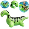 thumbnail image 1 of Dinosaur Pool Float for Kids Inflatable Ride-On Water Toy with Thickened PVC Handle Grip Fun Summer Design for Swimming Pool Lake Beach Backyard Parties, 1 of 6