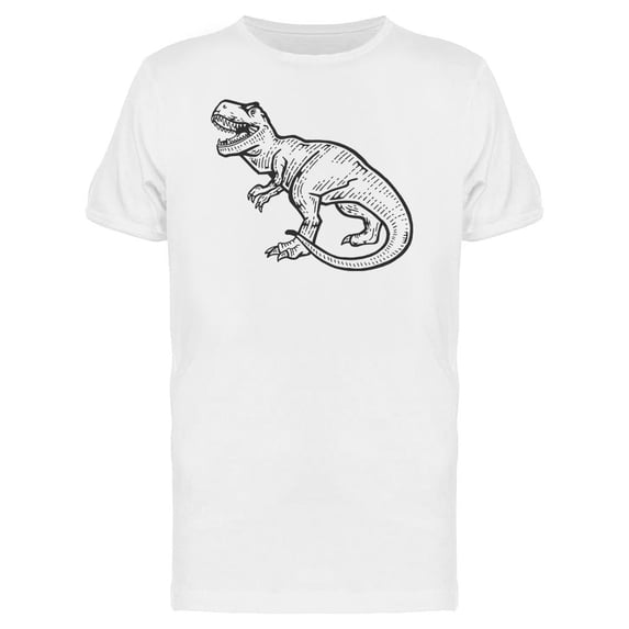 Dinosaur Prehistoric Tyrannosaur T-Shirt Men -Image by Shutterstock, Male x-Large