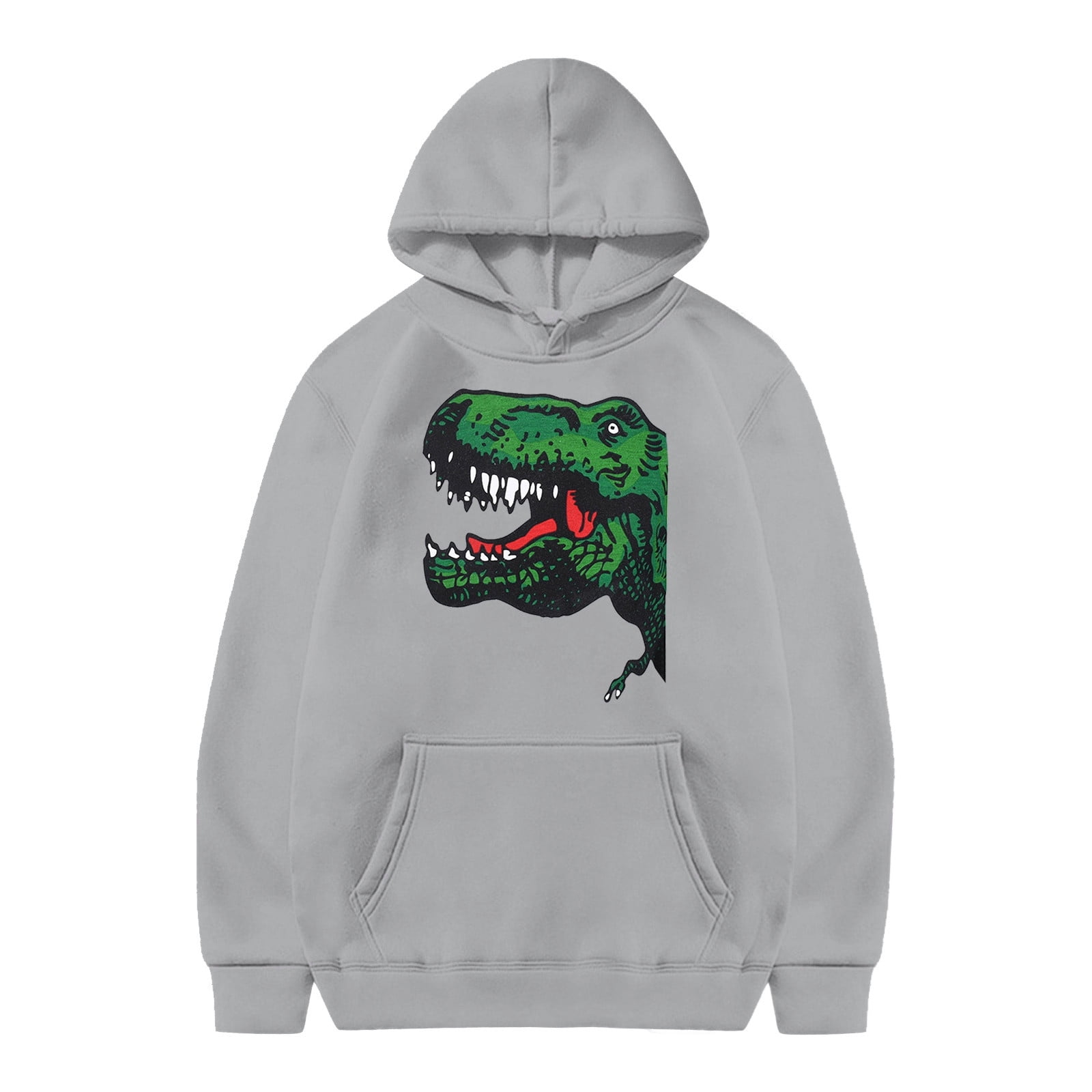 Baby Boy All Over Dinosaur Print Pattern Western Style Hoodie